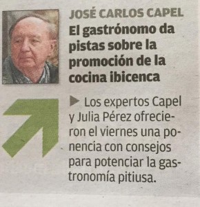 José Carlos Capel sube